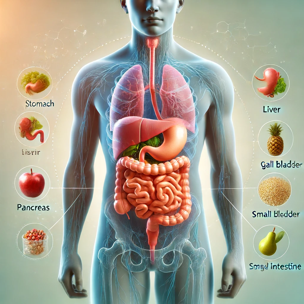 digestive system in human body