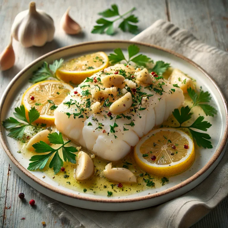 Baked Cod with Lemon and Garlic: A Delicious and Gut-Friendly Delight