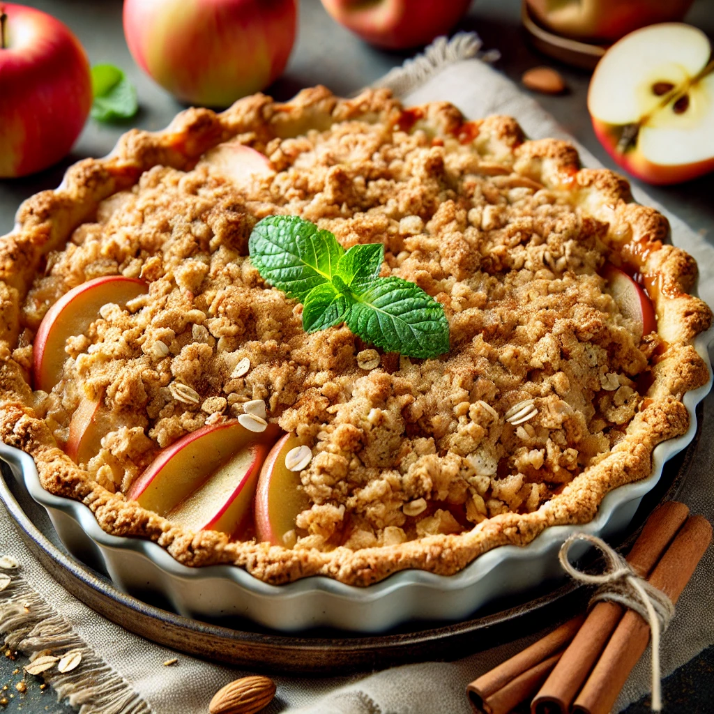 apple crumble pie