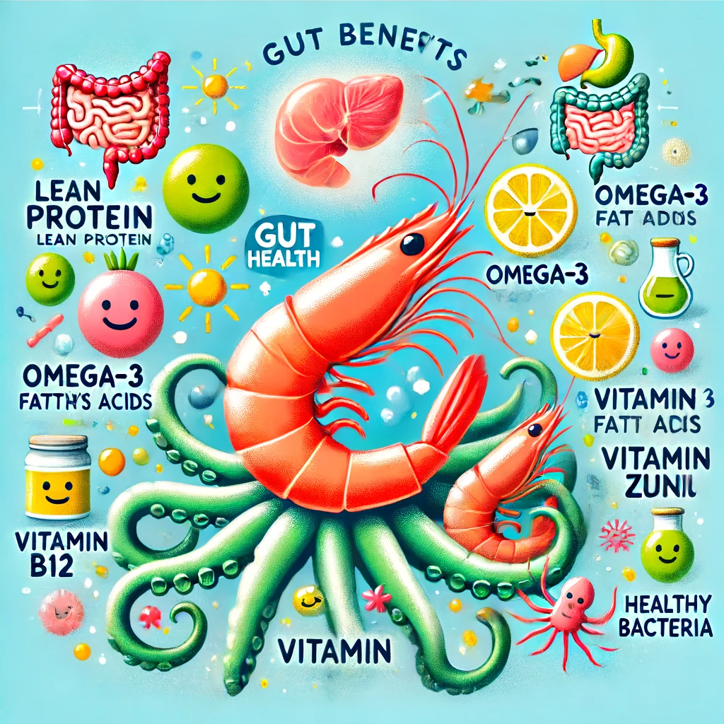 healthy benefits of shrimp and calamari