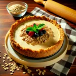 Oat crust cheesecake