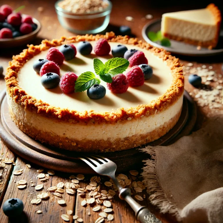 oat crust cheesecake