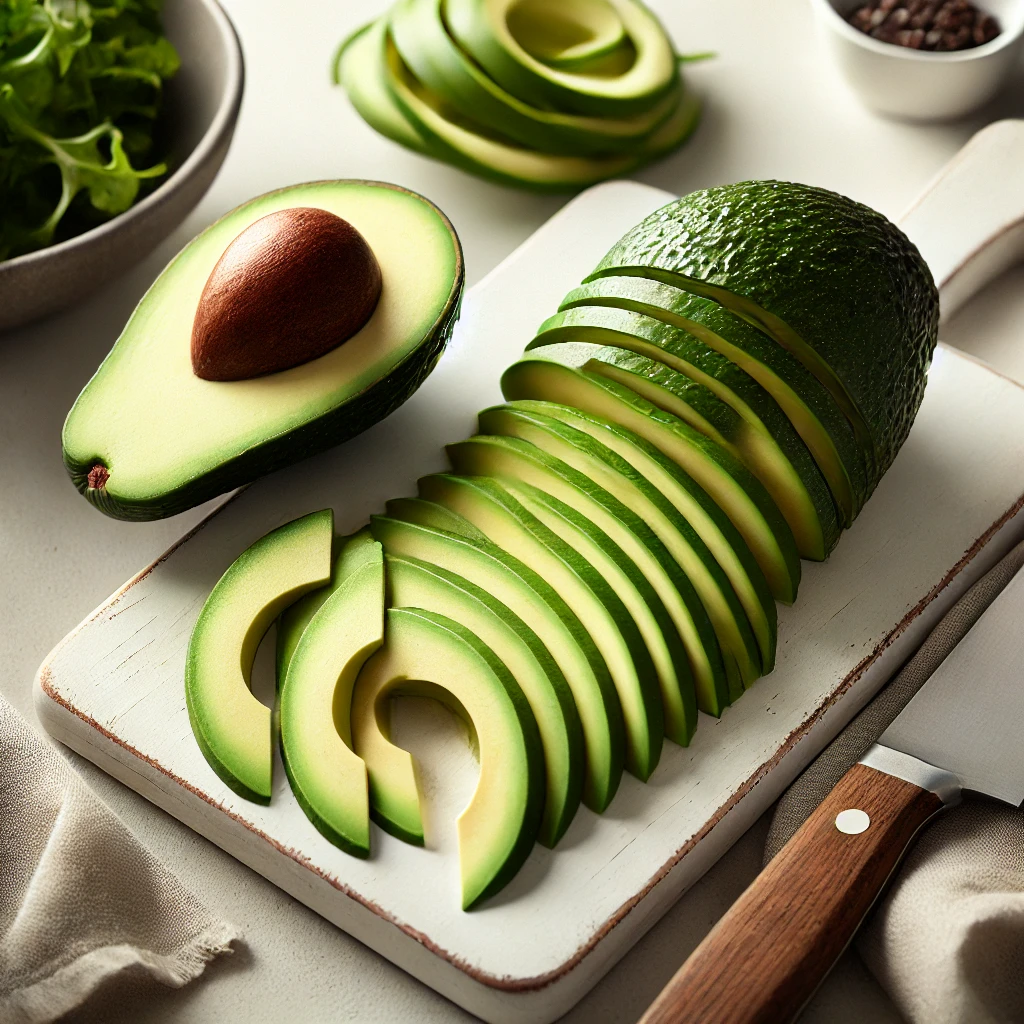 sliced avocado