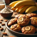 banana almond cookies