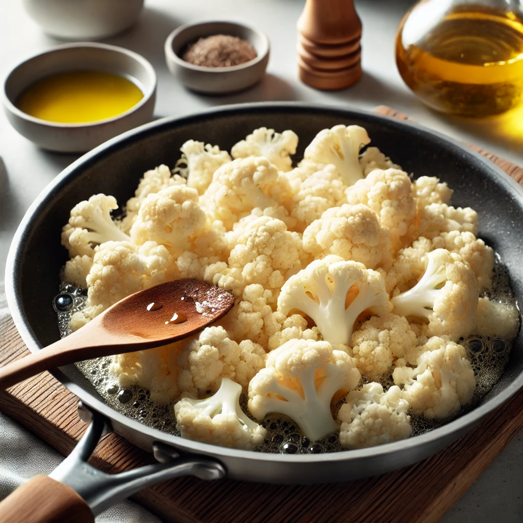 Cooking Cauliflower Rice