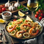 shrimp and calamari pasta